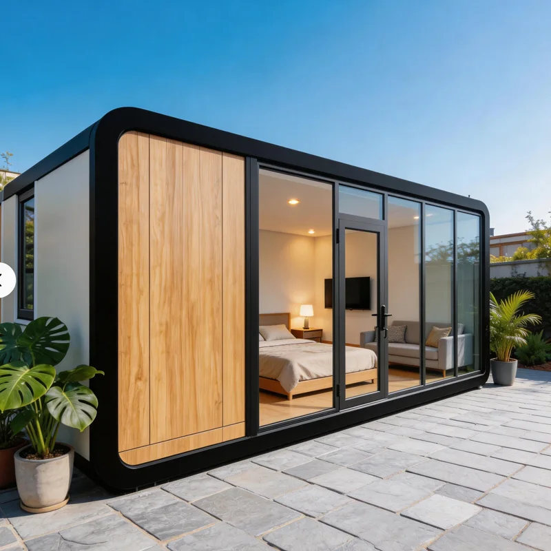 Modular Prefab Container House Removable Tiny Prefabricated Building For Residential Living Temporary Villa Accommodation