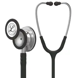 3M Littmann Classic III Monitoring Stethoscope 5620 Black Tube Stainless Stem and Headset For Doctor Nurse Health Care