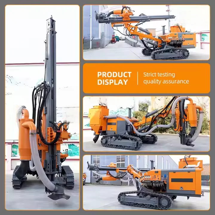 Highly Mobile Crawler DTH Blasthole Drill Rig for Rapid Deployment, Perfect for 90-152mm Holes