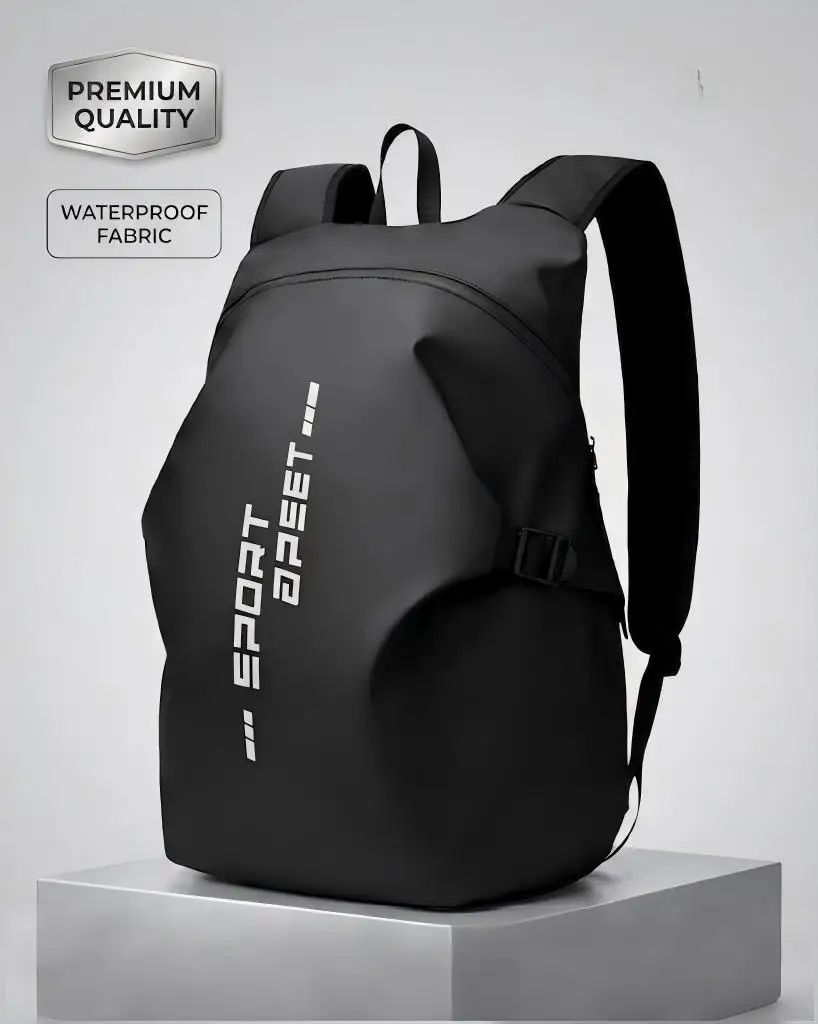 

Waterproof Motorcycle Helmet Backpack, Large Capacity Reflective Riding Bag Fits Full-Face Helmets for 17-inch Laptop