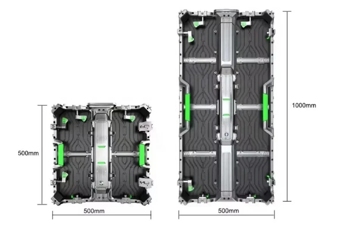 Hot Sales500*1000mm Rental Screen Display Advertising Led 135 Inch P2.604 Indoor Led Display Wall Screen