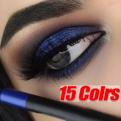 Pearlescent Blue White Eyeshadow Eyeliner Pencil Waterproof Glitter Matte Nude Eye Shadow Makeup Pigment Silkworm Eyeshadow Pen