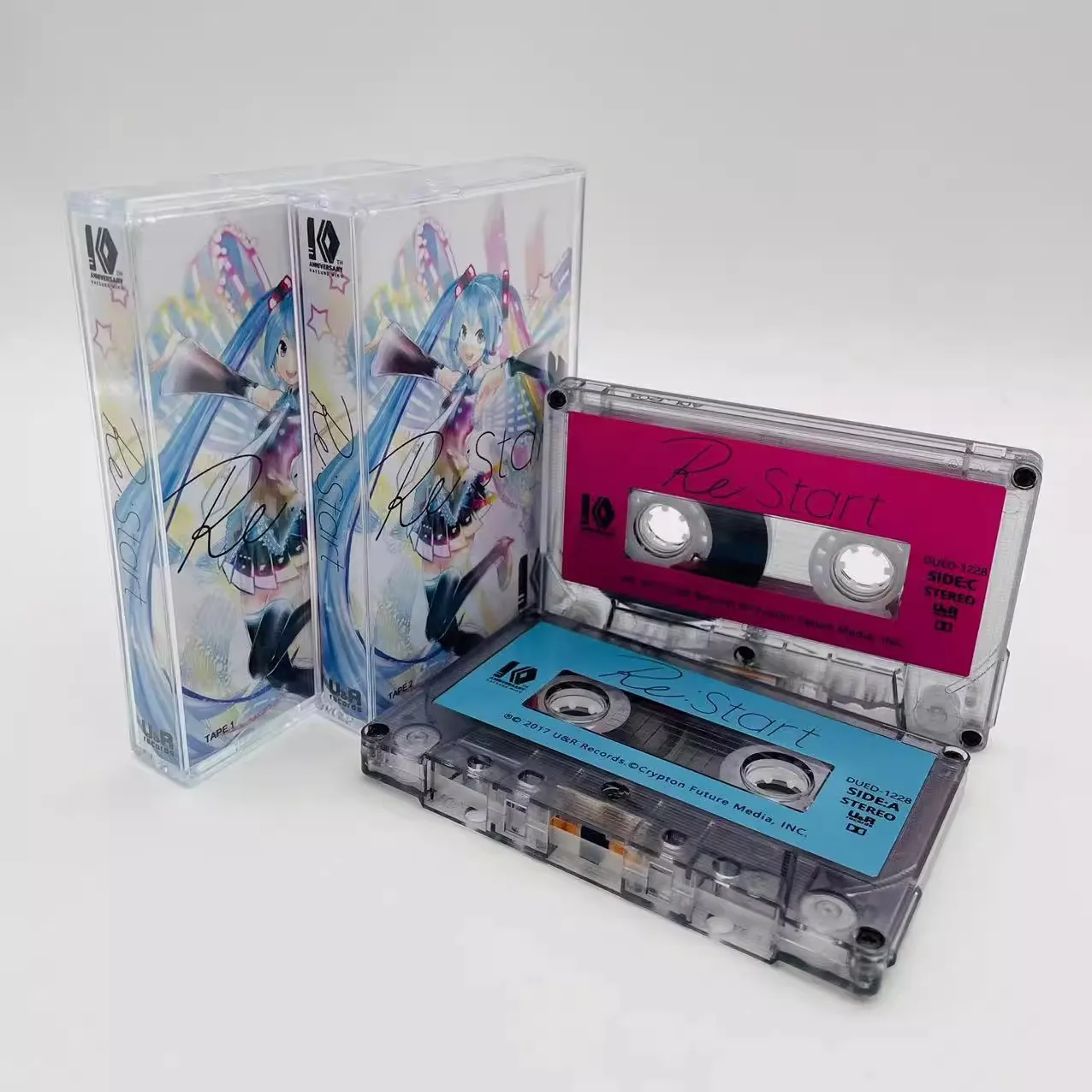 boite-de-bandes-sonores-de-voiture-enregistrement-de-musique-cosplay-enregistreur-de-baladeur-cassette-d'album-re-start-dj-hatsune-ata-ku-10e-travailleurs