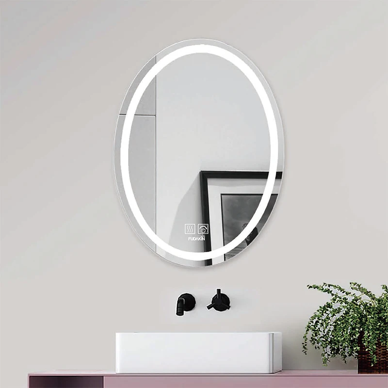 Salon Make Up With Light Switch Touch Dimmer Defogger Smart LED Mirror