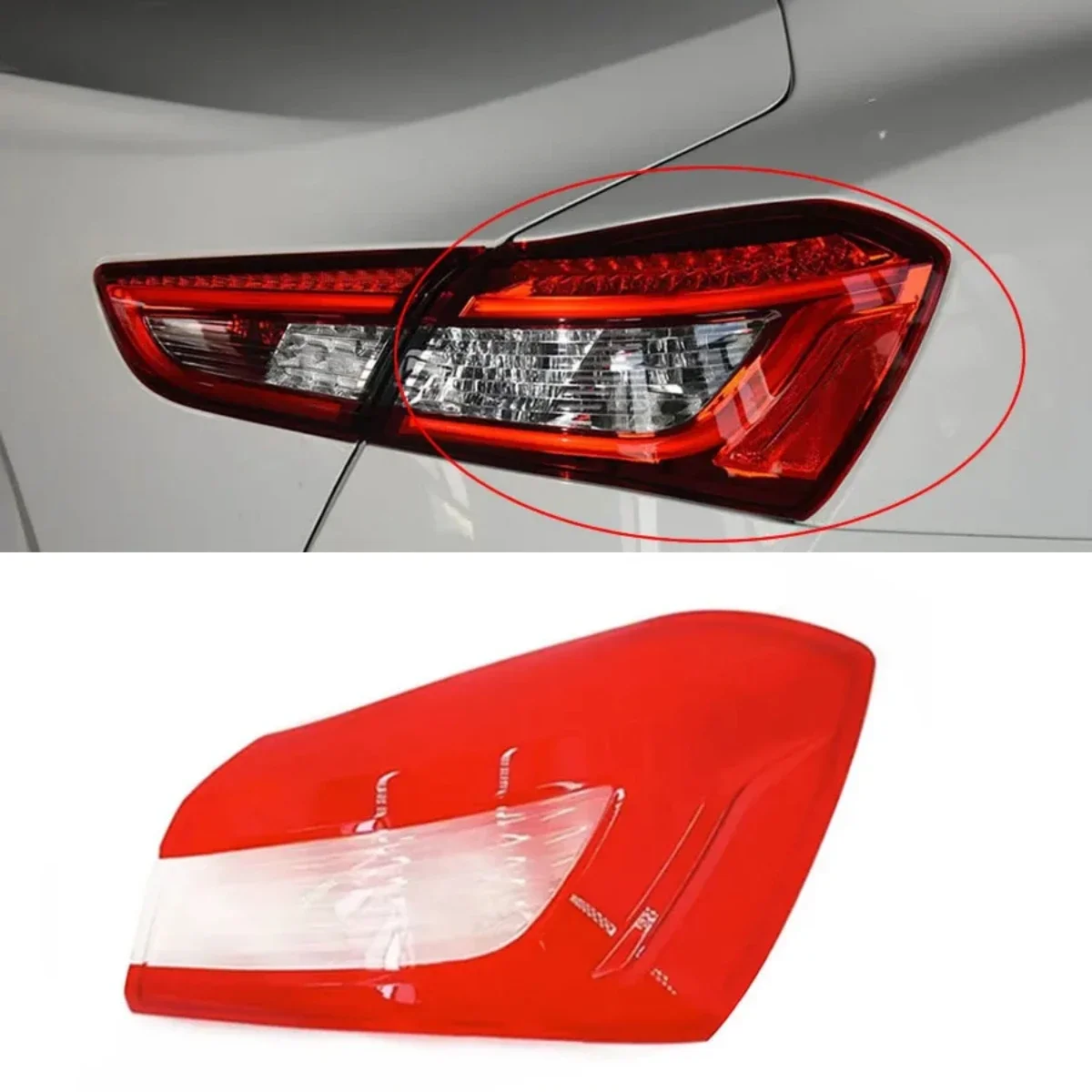 

For Maserati Ghibli Rear Outer Tail Lamp Cover Brake Lights Shell Replace The Original Lampshade 2014 2015 2016 2017 2018 - 2020