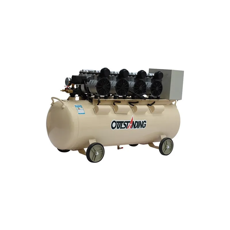 120l Oil Free Silent Air Compressor Air Pump Ots800w X 4-120l