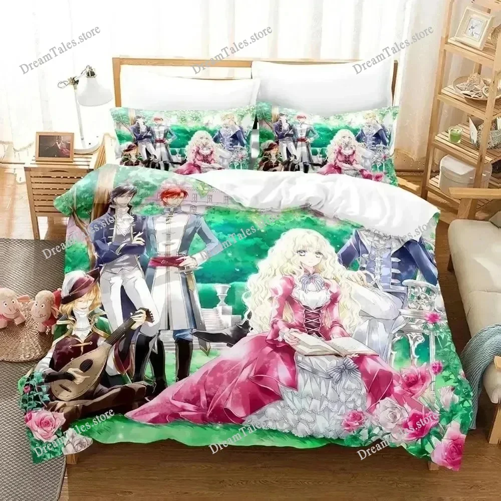 

3D Print Anime Bibliophile Princess Bedding Set Duvet Cover Bed Set Quilt Cover Pillowcase Comforter King Queen Size Boys Adult