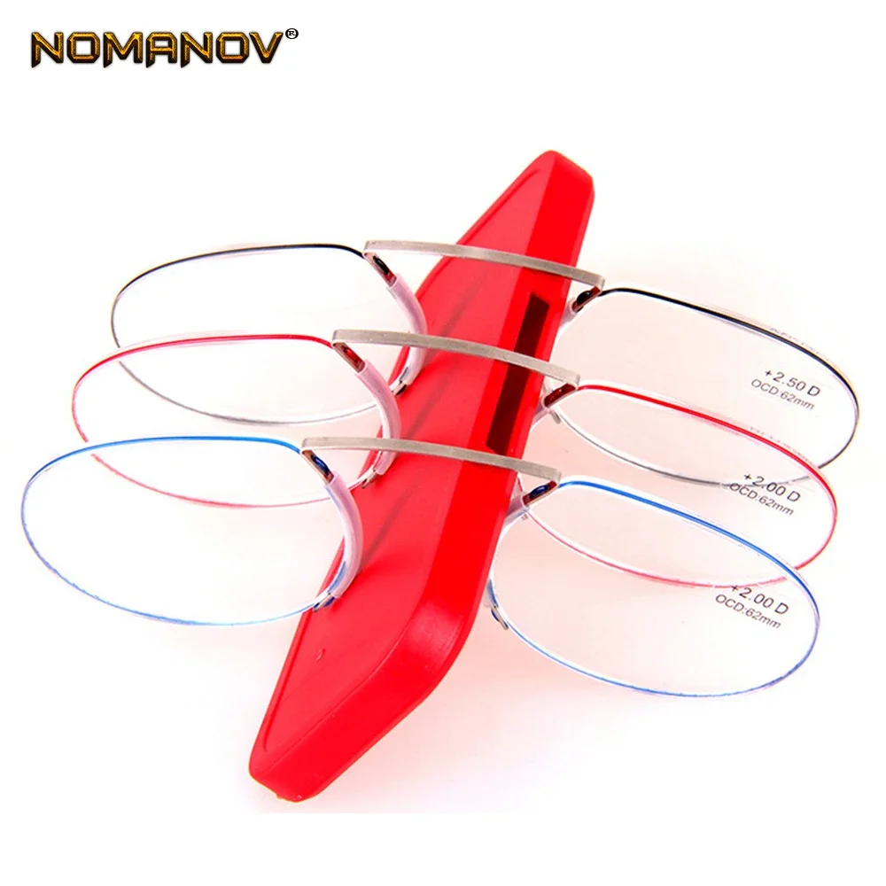 

Paper Ultra-thin Light Mini Card Type Clip Nose Portable Reading Glasses Men Women +0.75 +1.25 +1.5 +2.00 +1.75 TO +3.5