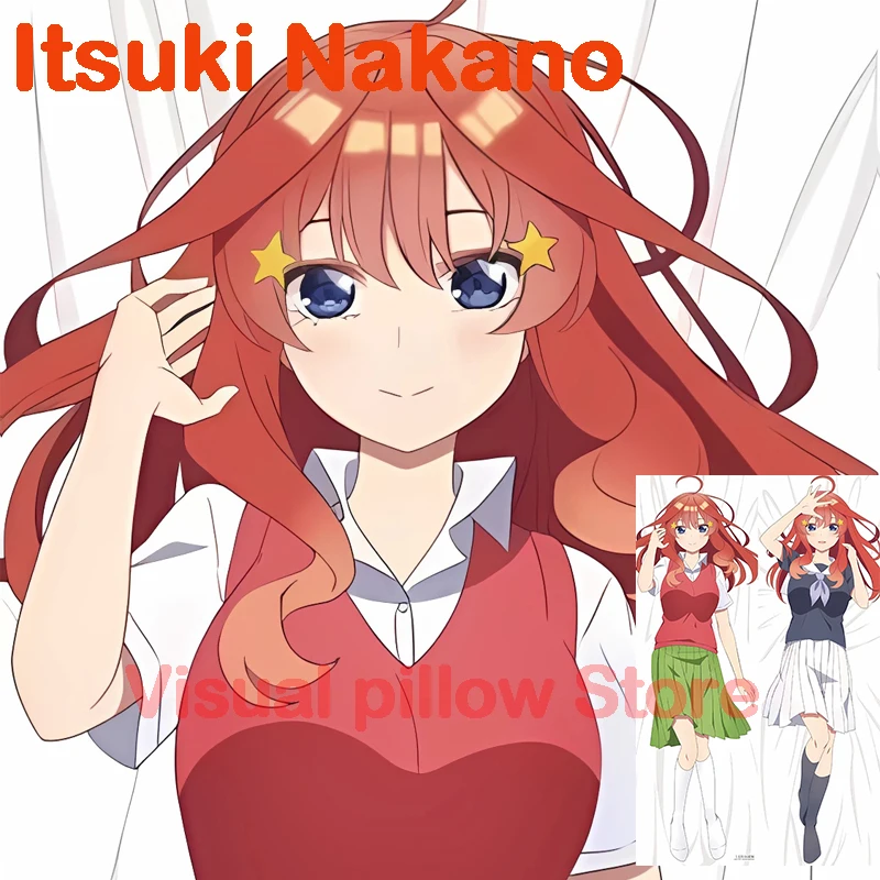 

Dakimakura anime Itsuki Nakano Double-sided Print Life-size body pillows cover Adult pillowcase