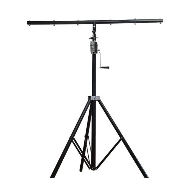 

Stage hand-cranked light stand Fixed lifting bracket Single-layer tripod light stand