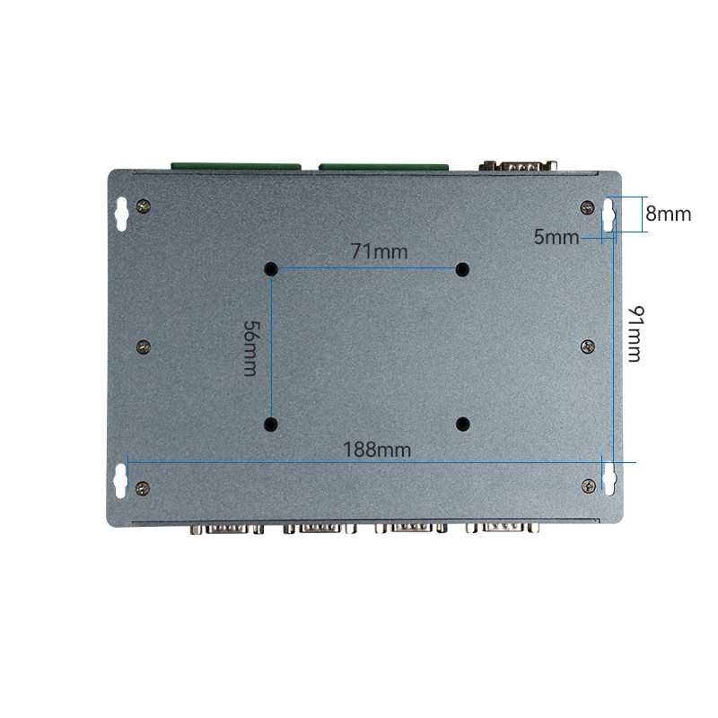 Mini PC industrial sem ventilador Intel 8a 10a geração CPU 4x GbE POE 6x COM RS232 RS485 GPIO LVDS 4G LTE Windows Linux Entrada DC9V-36V