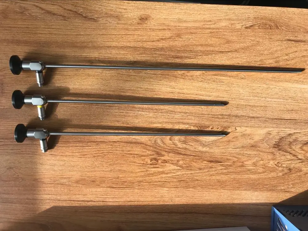 8mm Industrial Optical Fiber Scope with 560mm Probe Lens View Angle 90 Degree NDT Inspection