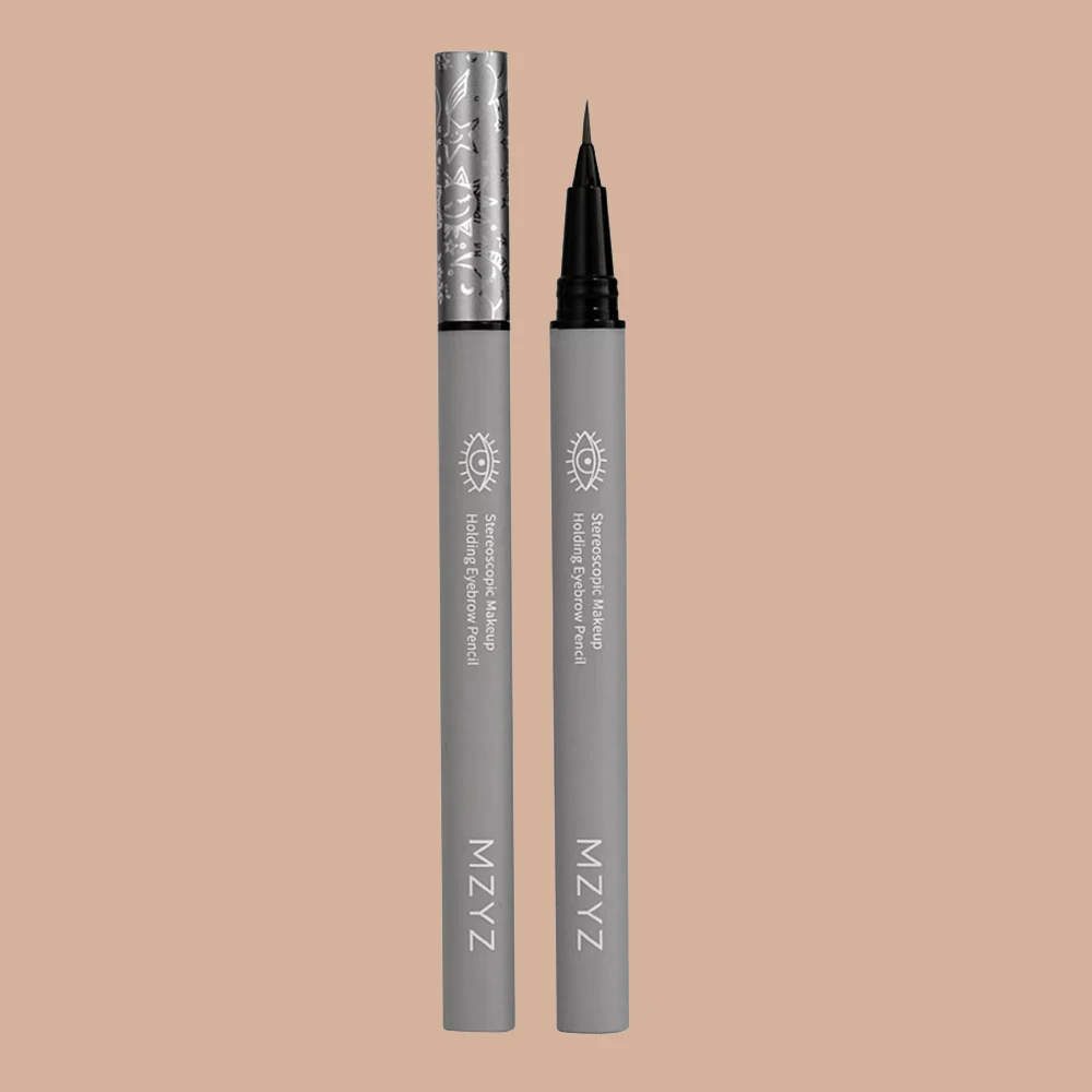 Dauerhafte Farbe. Wasserdichter Eyeliner ultra feiner Anti-Blooming Eyeliner wasserdichter und schweiß fester flüssiger Eyeliner für wilde Augenbrauen