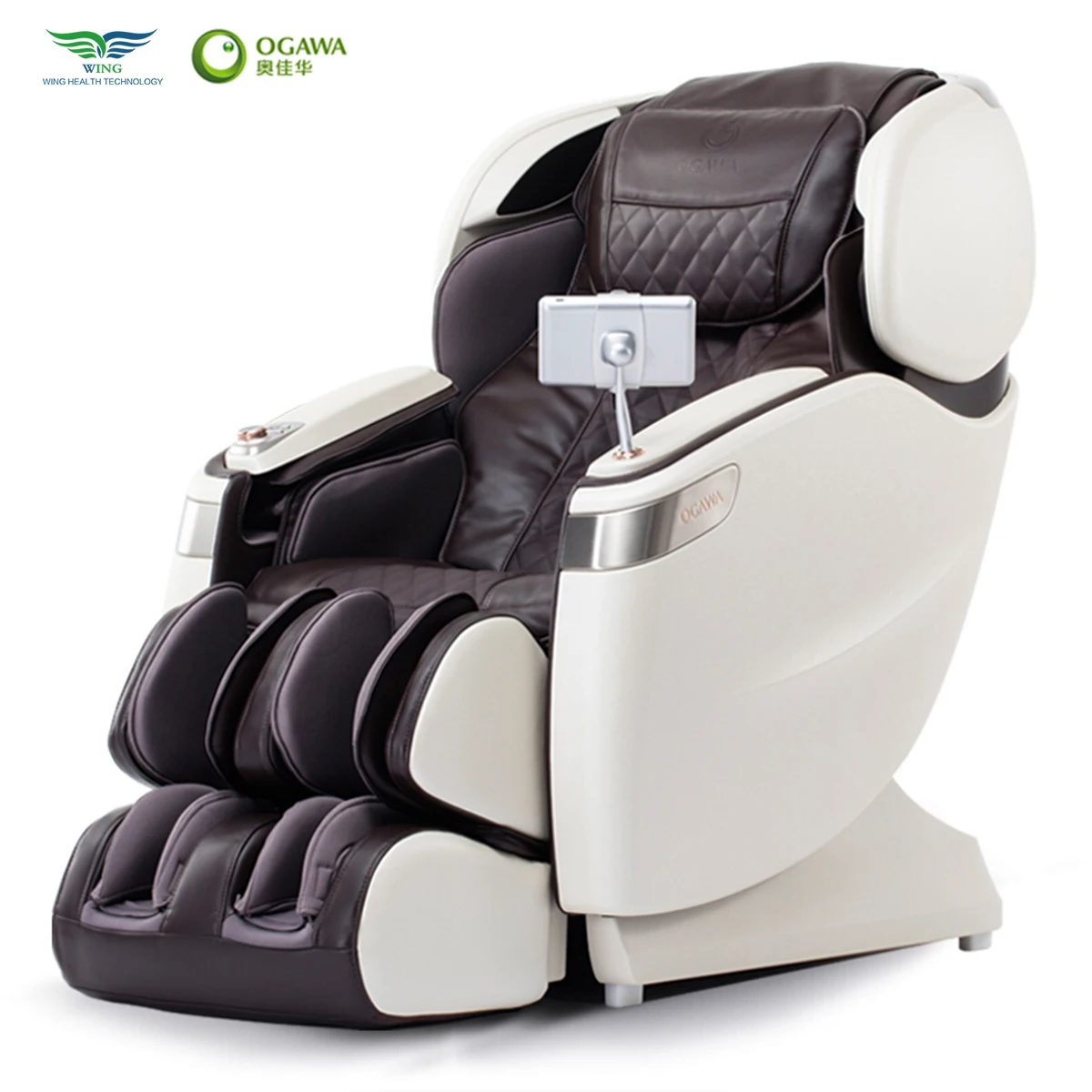 Cadeira de massagem automática com sistema de calor gravidade zero 4D Professional Relax Shiatsu Arm Amassar Sofá para escritório idoso