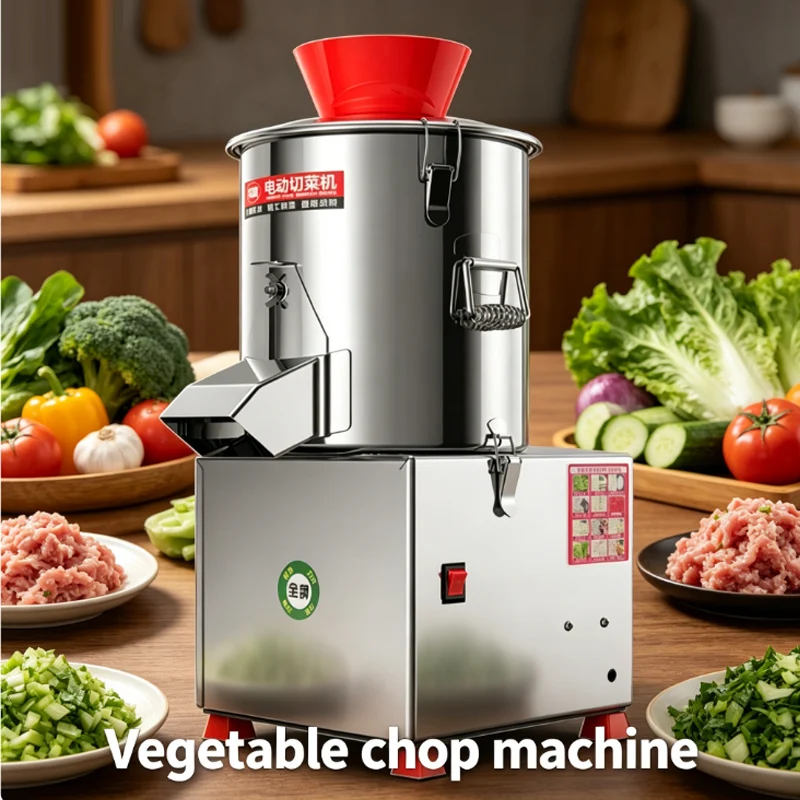 

Vegetable Cutter Electric Vegetable Cutter Chili Mincing Machine Grinder Stainless Steel Food Processing Machine