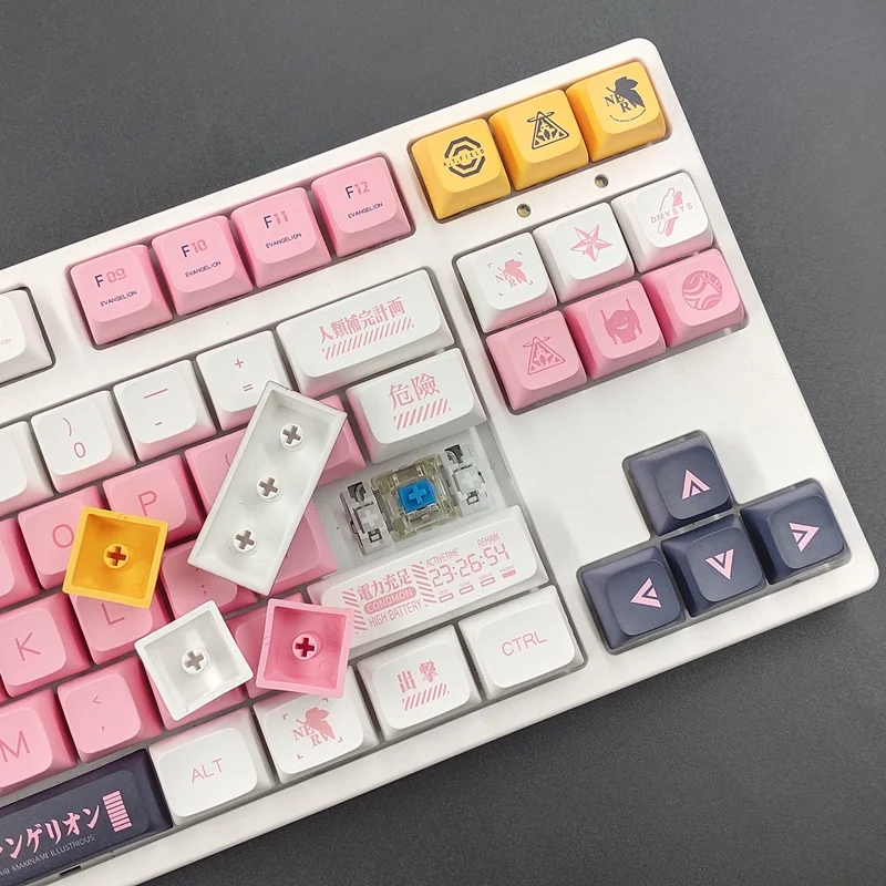 PBT Keycaps 134 Keys Dye-Sublimation Keycaps XDA Profile for Cherry Gateron MX Switches Mechanical Keyboards