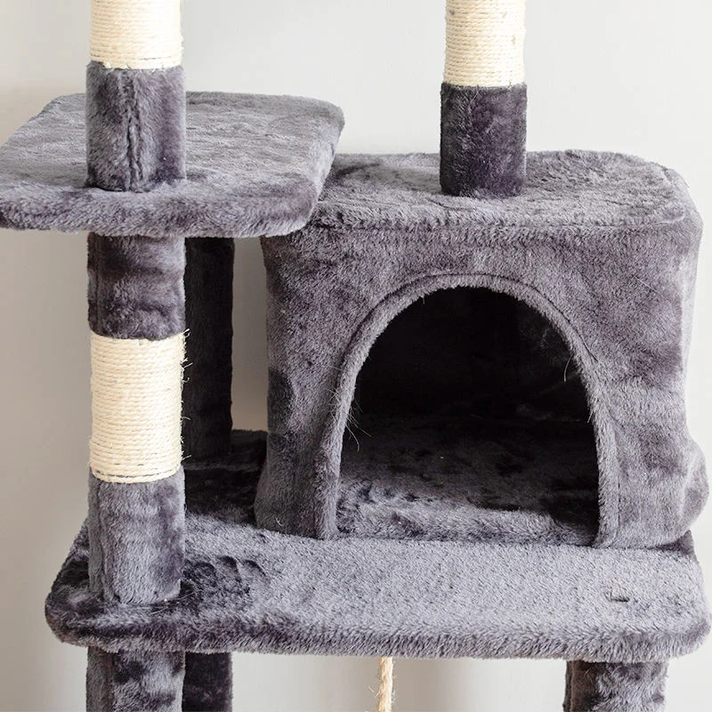 الجملة شعبية كبيرة متعددة الطبقات القط تسلق الإطار القط برج الفاخرة أفخم القط تسلق شجرة مع لوحة الخدش