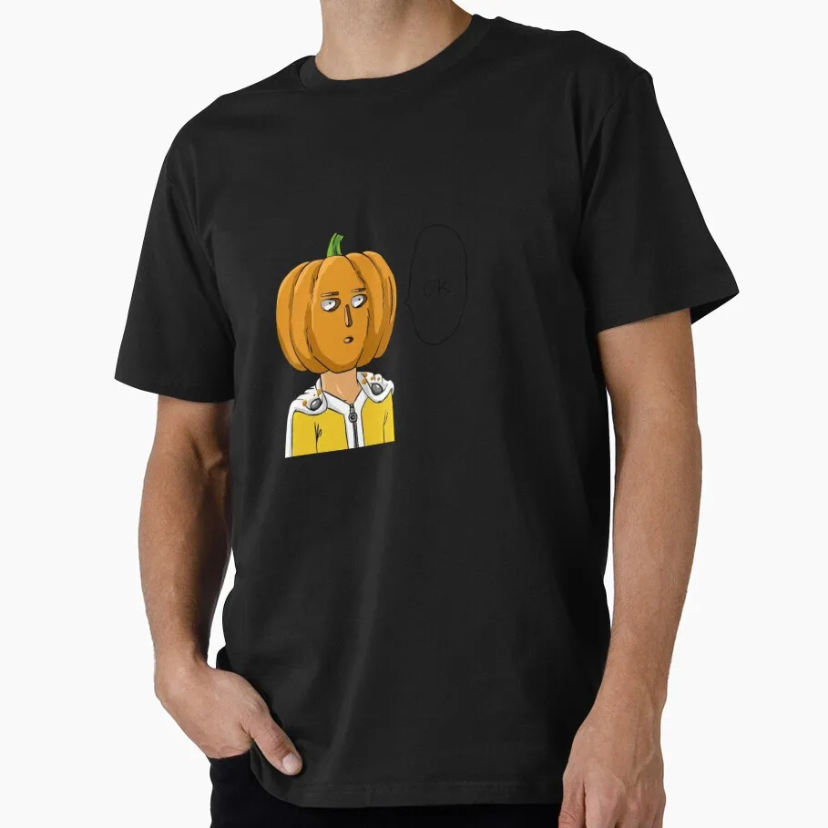 Halloween Meme A Hero For Fun Saitama Cartoon Gift T-shirt for Anime lover 1205 One Punch Man Manga Print Graphic Clothes