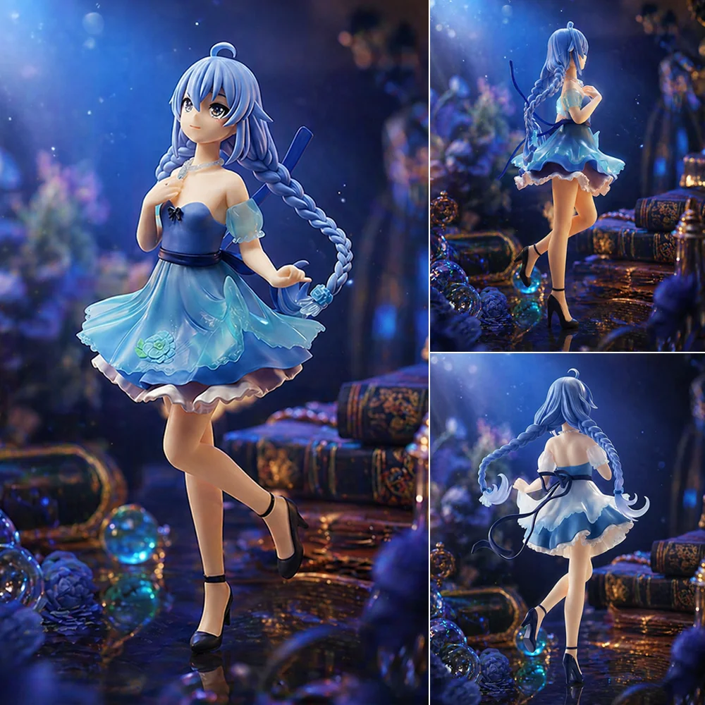 

1pc Blue-haired girl Figure Model, Aesthetic Desk & Car Decor, Anime Collectible Ornament, ideal Gift for Birthdays & Holidays.