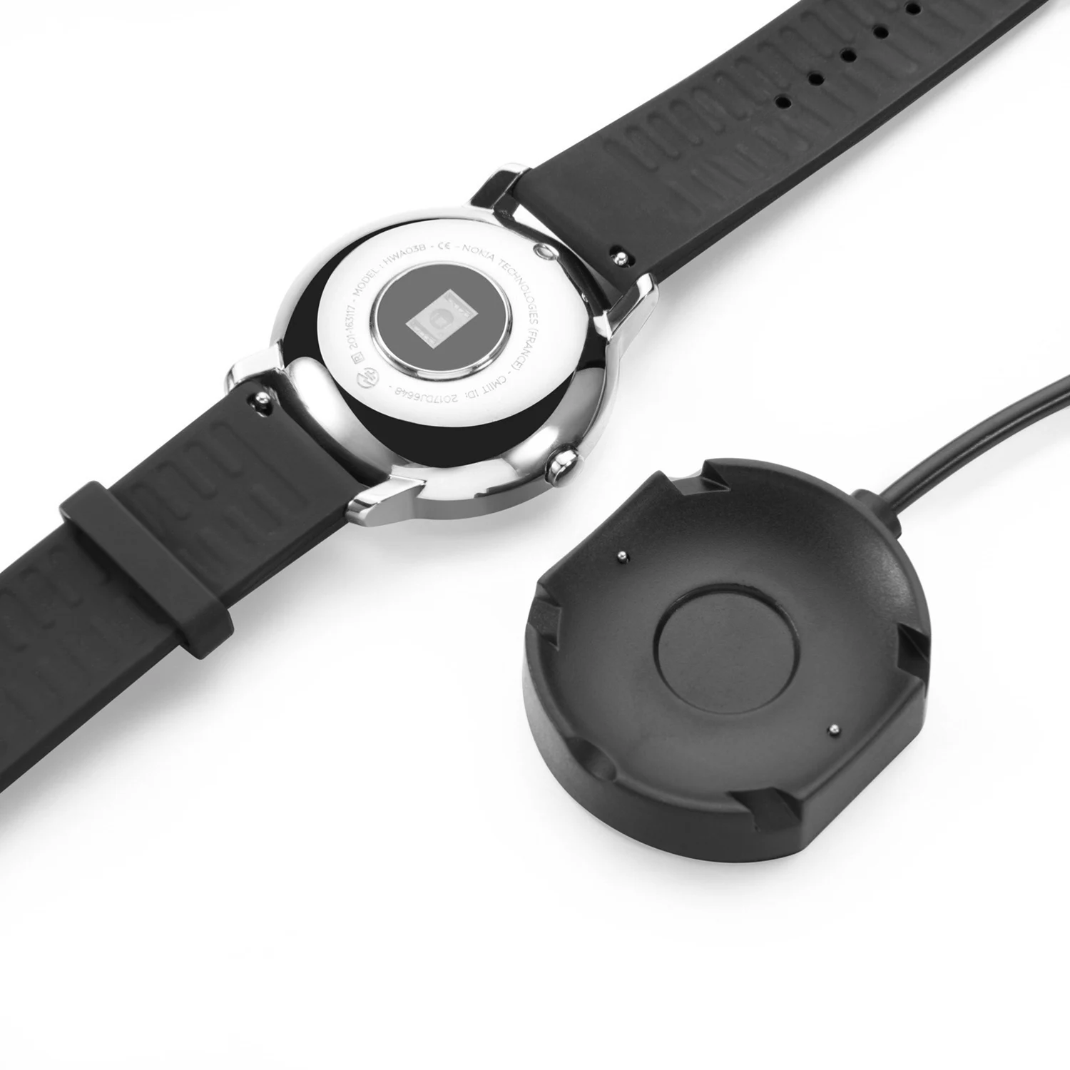 Cable de carga rápida USB para Nokia Steel HR Withings, cargador híbrido para reloj inteligente