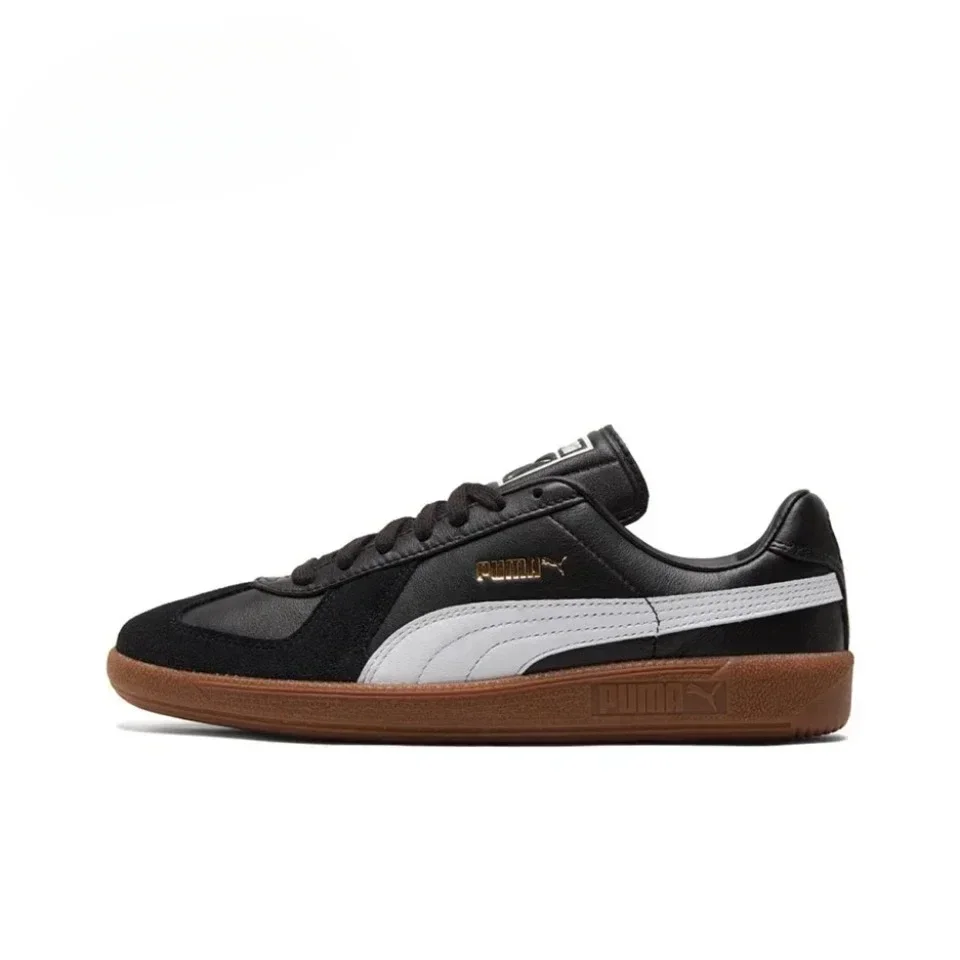 Puma Liga Fashion Retro German Training Unisex Men and Women Skateboard Shoes Casual black Sneakers 364597-01