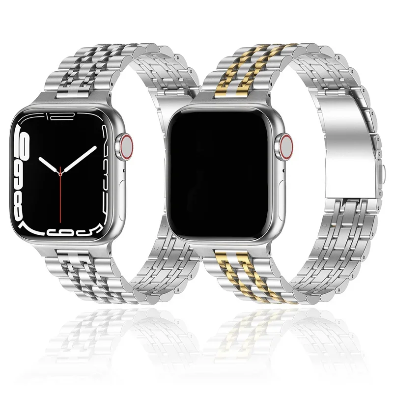 

Stainless Steel Strap For Apple Watch Bands 41mm 40mm 42mm 44mm 45mm 46mm 49mm Metal Bracelet for iwatch Ultra 10 9 8 7 6 5 SE 4