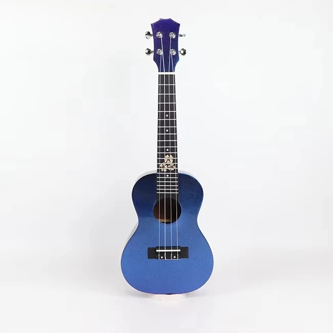 High Gloss Purple Paint Ukulele Portable Sapele 21 Inch Ukulele for Beginner