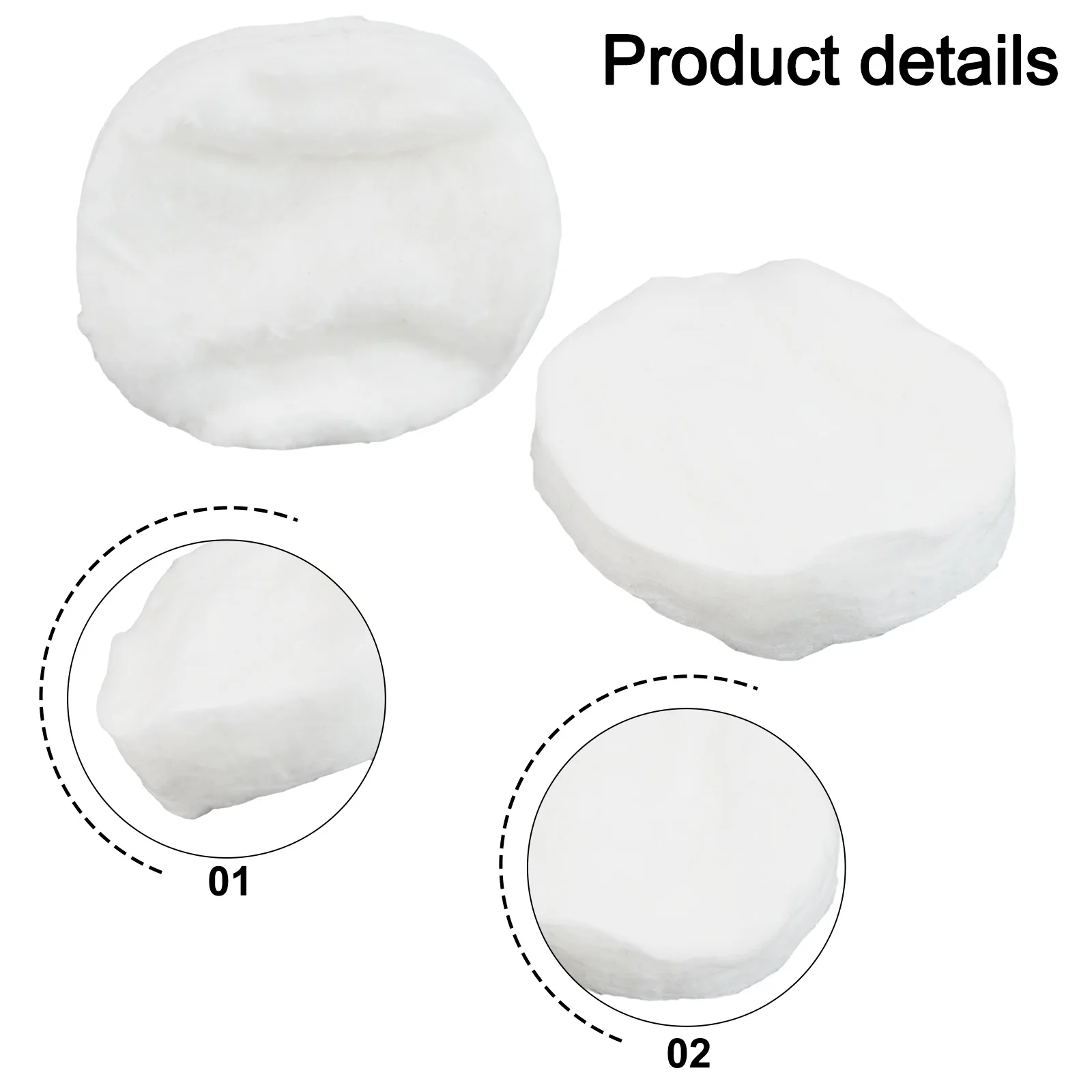 2.4x0.4in الصوف الفتائل الكريات استبدال الفتائل السلامة تم اختبارها حتى 2900 F حجم قابل للتخصيص مدة حرق عالية