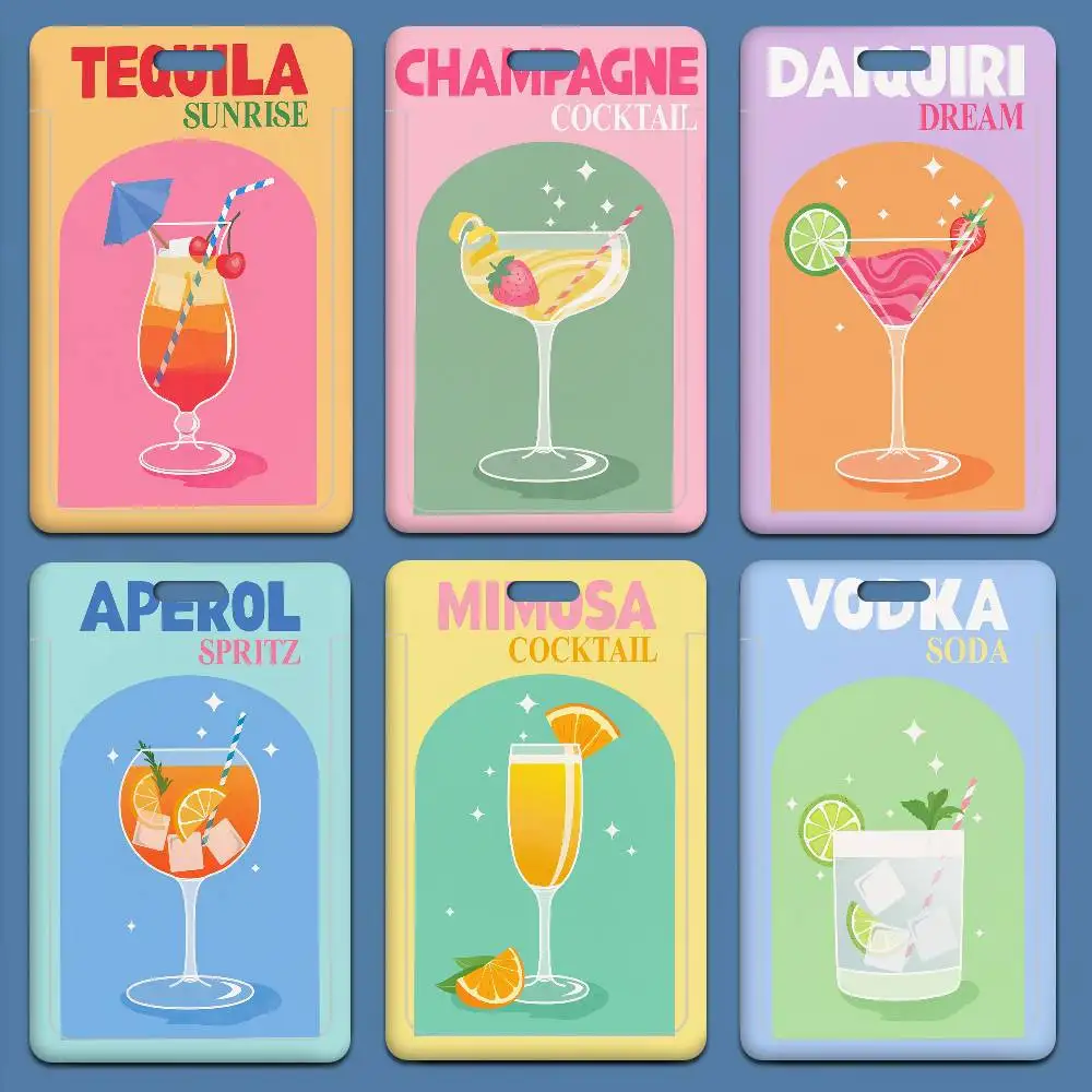 

Красочный бескаркасный держатель для кредитных карт, ID-карт и бейджей с ремешком на шею и шнурком для ношения на шее.