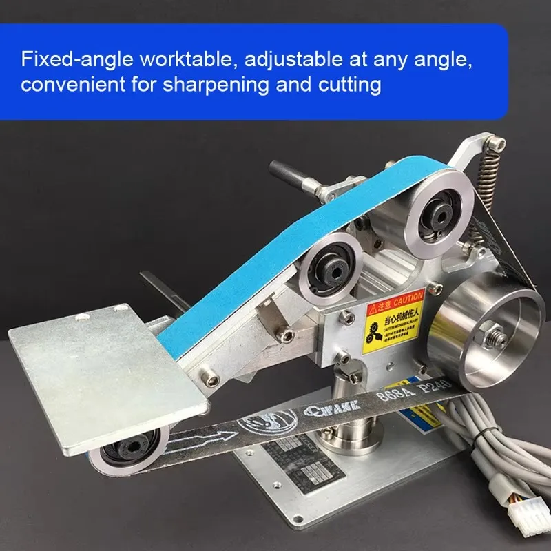 

Electric Brushless Belt Machine Industrial Grade Belt Sanding Machine 762x25mm polisher Sharpener Polishing Grinding Machine