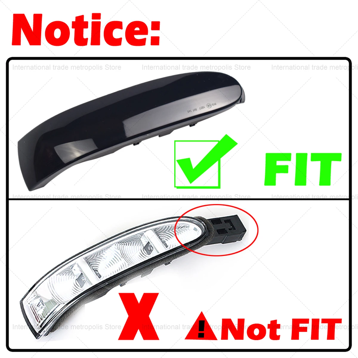 

Dynamic LED Sequential Turn Signal Light for Mercedes M/GL/R Class W164 X164 W251 2005-2008 Side Mirror