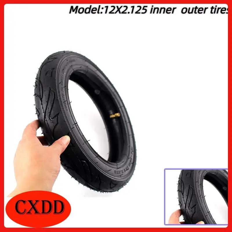 New 12x2.125 64-203 Tire 12' Bike Bicycle Scooter Stroller Tires 12 X 2.125 12x1.75 Tyres 12 1/2 X 2 1/4 Wheel Tire