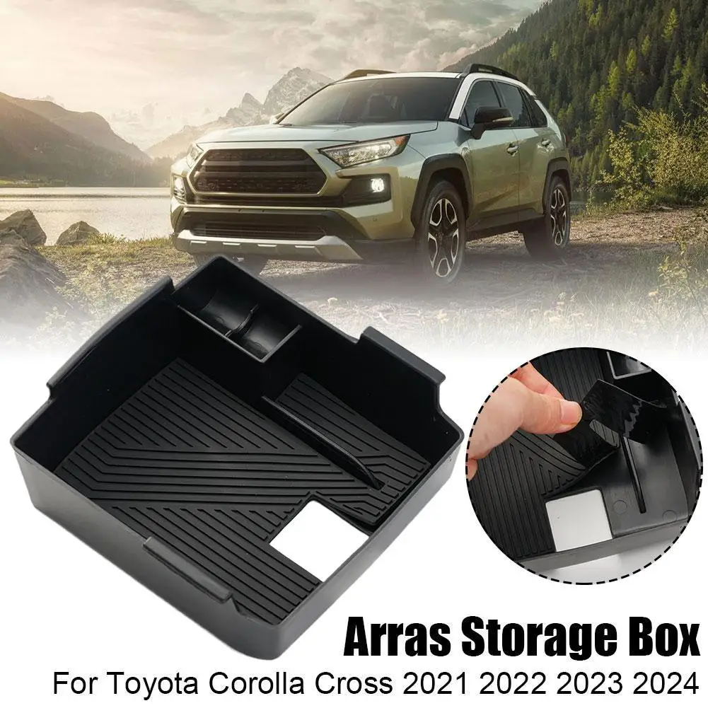 Armrest Storage Box For Toyota Corolla Cross 2021 2022 2023 2024 Center Console Organizer Armrest Hidden Storage Box Access H8P1