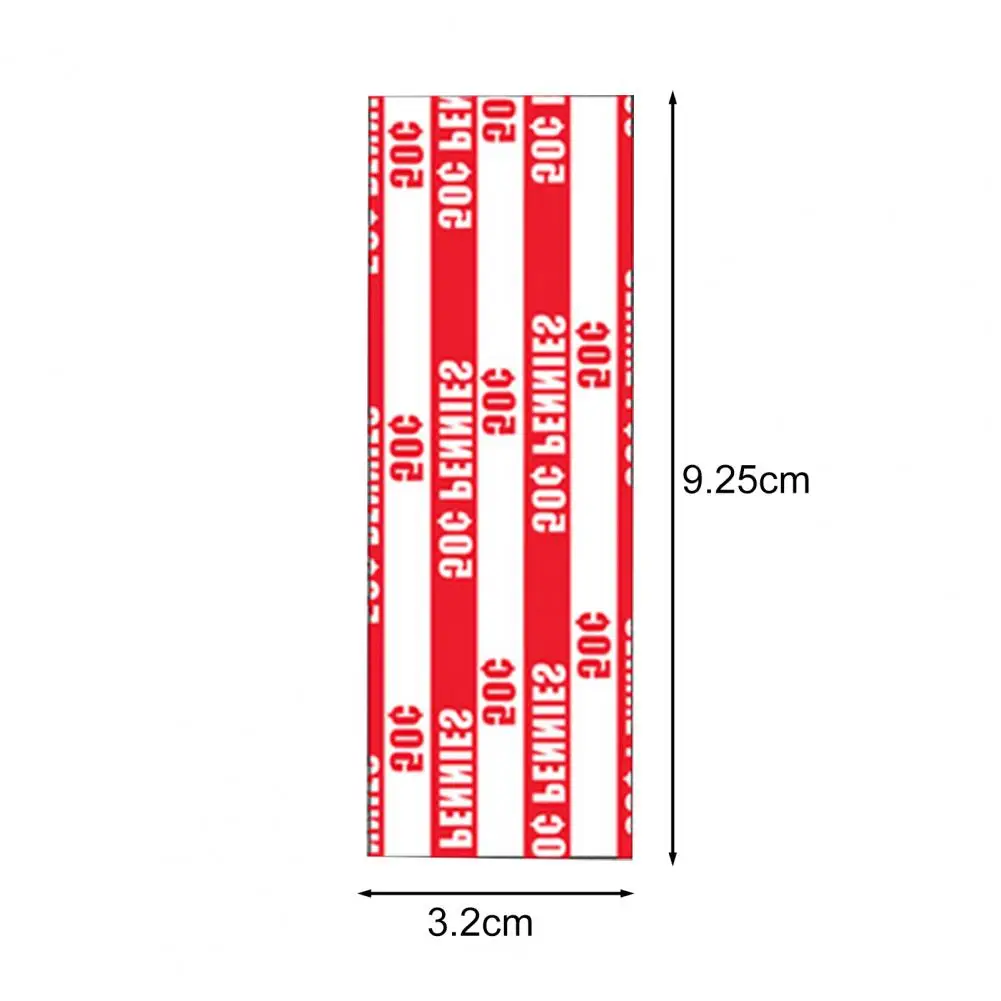 Involucro di monete da 100 pezzi involucri di rotoli di monete piatti assortiti carta Kraft PennyNickel Dime Quarter Coin Organizer soluzione di stoccaggio