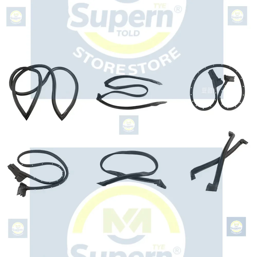 

AP02 For GM 8489GGW Corvette C4 Full Weatherstrip Kit Set Weather Strip Seal 1984 1985 1986 1987 1988 1989