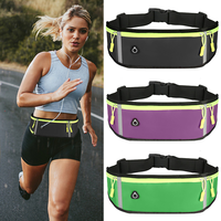 Sport Running Phone Case Waist Bag For Women Men Waterproof Comfortable Cycling Running Bag Safty Reflective Tape Sport Belt