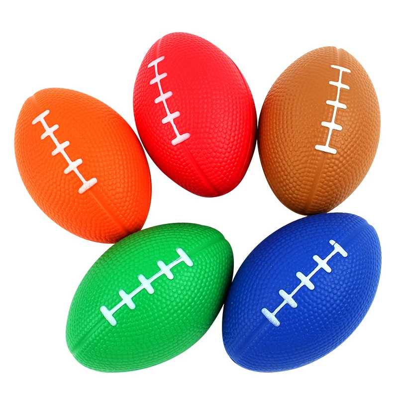 

Mini Soft PU Rugby Ball Anti-stress French American Small Rugby Ball Squeeze Ball Children's Sports Ball Decompression Toys