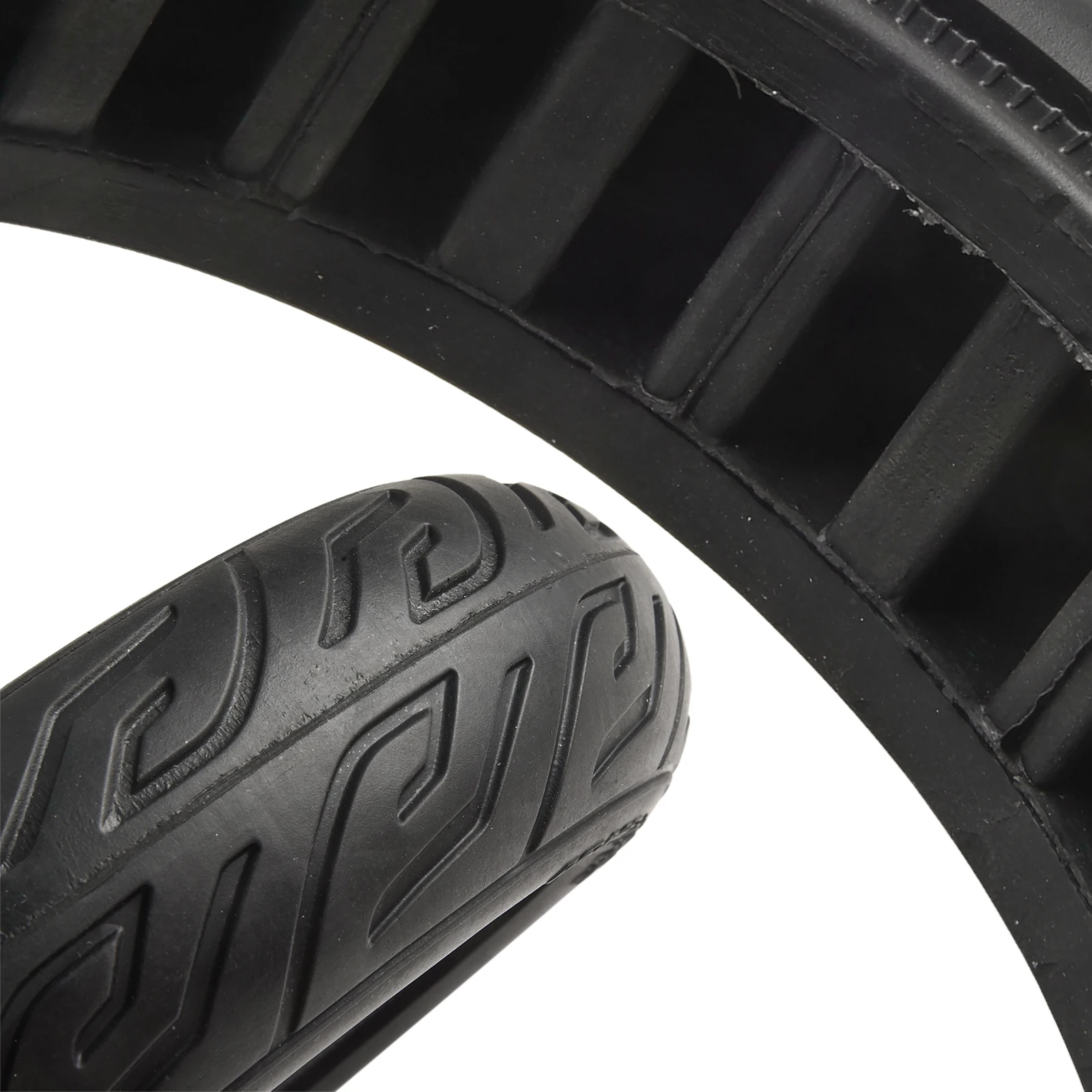 Smooth riding experience guaranteed with this solid tire design Tailored specifically to fit electric scooters