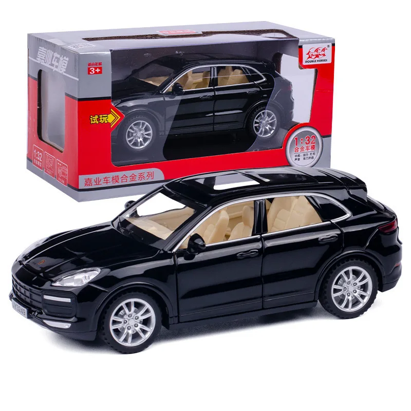 Diecast 1:32 Porsche Cayenne Turbos Simulation Alloy Model Cars Metal Vehicles Miniature for Children Gifts Collect Boys Hottoys