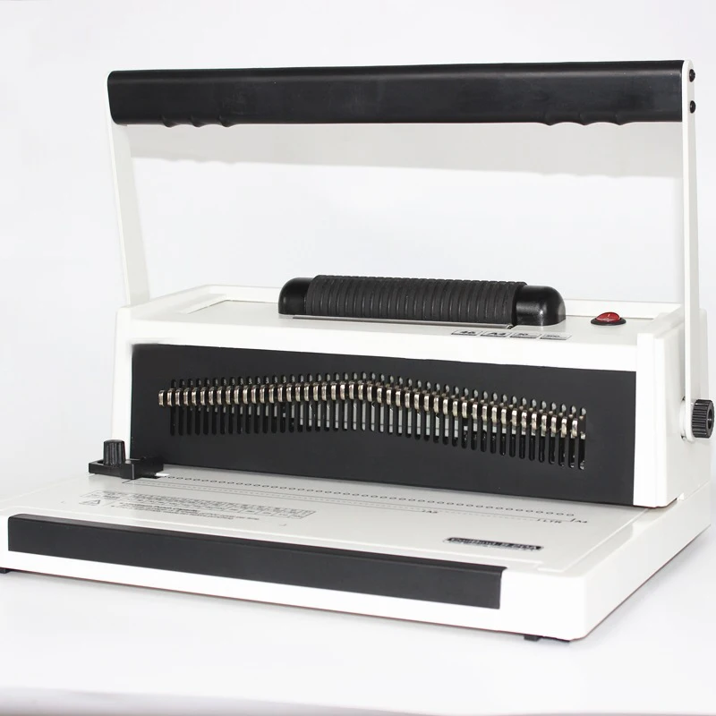 The Most Popular Double Loop Wire Binding Machine Book Binding Sewing Machine Calendar Binding Machine