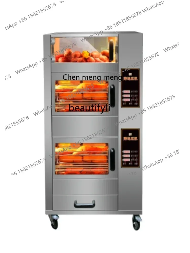 AB02  Commercial Sweet Potato Baking Machine Stall Roasted Corn Rock Sugar Roasted Pear Machine Artifact Automatic Gas Electric