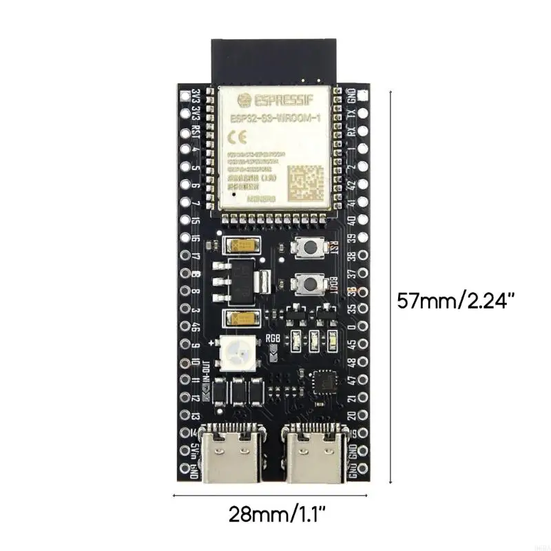 Bảng mạch phát triển 96BA RGB WiFi+BLE5.0 ESP32-S3-WROOM-1-N16R8(16M 8SRAM