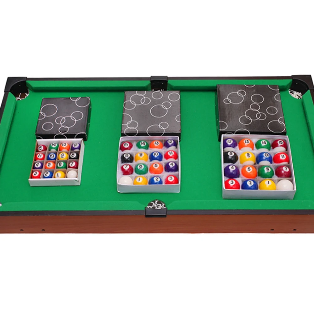 Professional 25mm Children Billiards Table Balls Set Resin Small Pool Cue Balls Full Set 16 Pcs Mini Billiard Balls Set