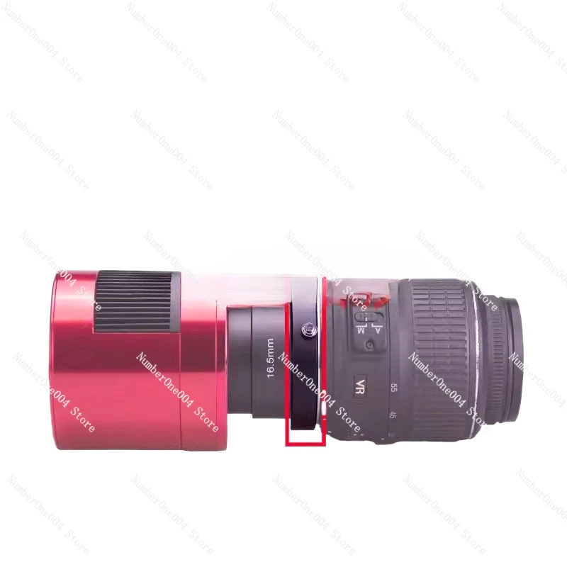 Applicable to Astronomical Frozen Camera Adapter F Lens Conversion ZWO QHY M42M48M54 Adapter Ring