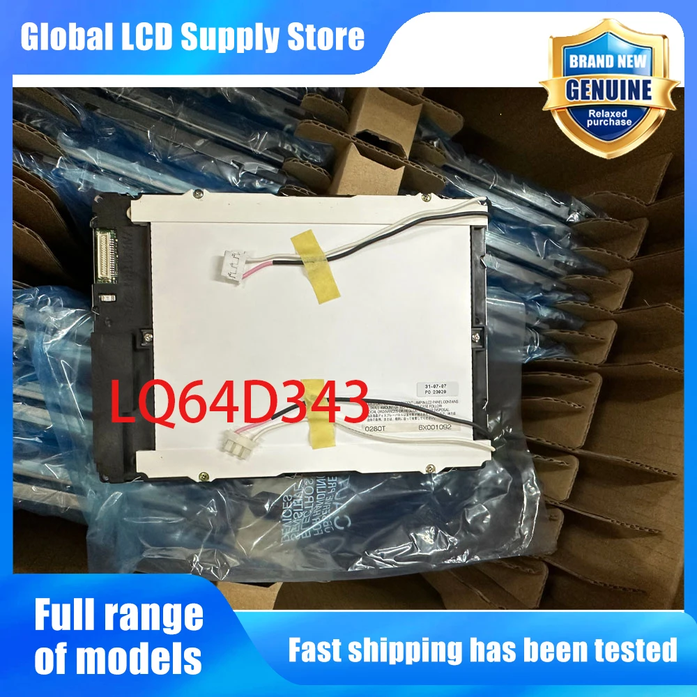 LQ64D343 New Original A-Grade 6.4 inch 640x480 LCD Display Screen for Industrial Equipment