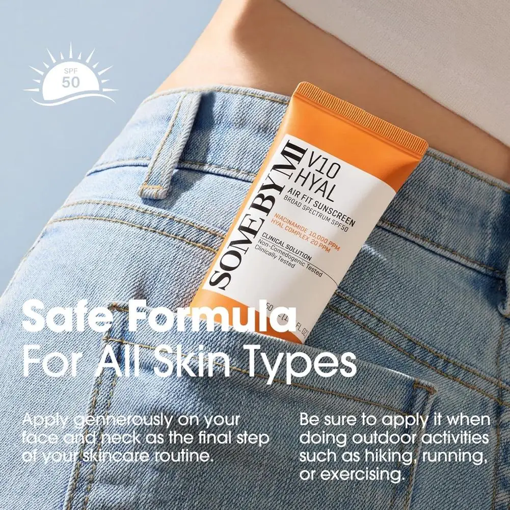 SOMBEYMI فيتامين عشب الثلج حمض الهيالورونيك واقي من الشمس SPF 50 مرطب عميق واقي من الشمس يهدئ البشرة بلطف في كوريا #2