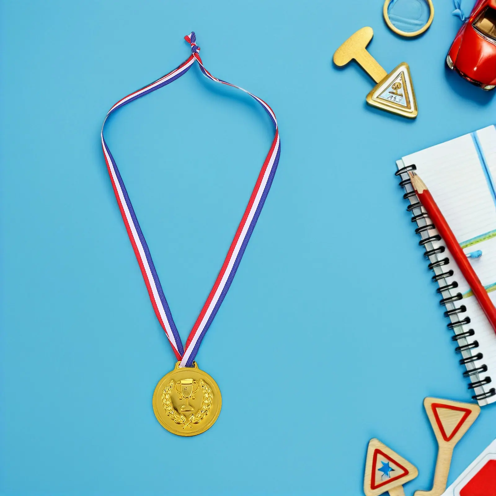 25pcs Sports Award Medals for Halloween Christmas New Year Carnival Classroom Prizes and Competitions