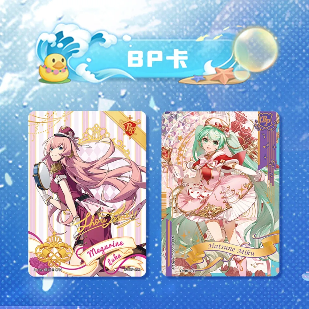 KAYOU Original Hatsune Miku Collection Cards For Fans Japanese Virtual Idol Singer Youth Symphony Series Cards Game Toys Gifts