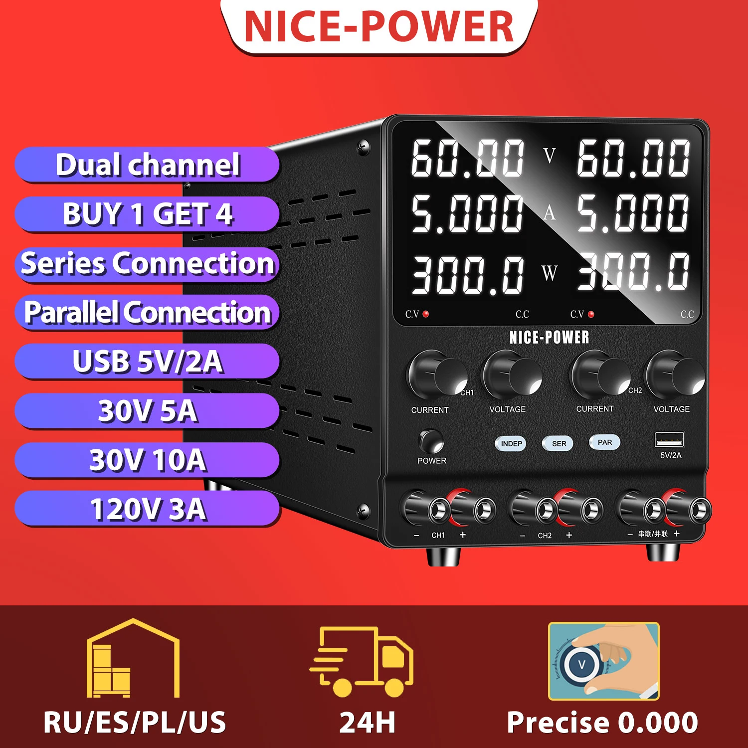 dupla fonte de alimentacao ac e dc variavel lab source regulador de corrente de tensao ajustavel unidade estabilizadora usb 30v 10a 60v 01