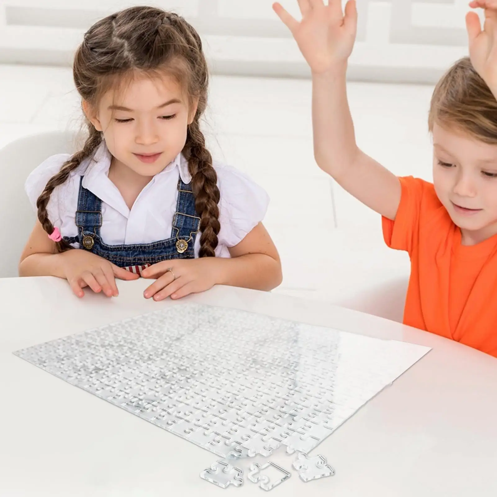 

200 прозрачных акриловых пазлов-головоломок: неразрешимая головоломка-тест на логику, прозрачная сложная головоломка-пазл для женщин и мужчин